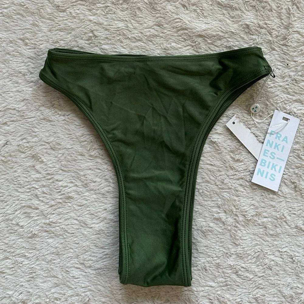 Frankies Bikinis Laura Satin Bottom NWT